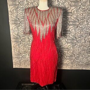 Vintage 1980’s Silk Beaded Dress